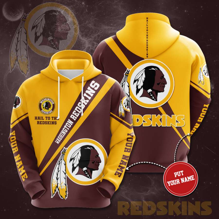 Personalized Washington Redskins Custom Hoodie 3D