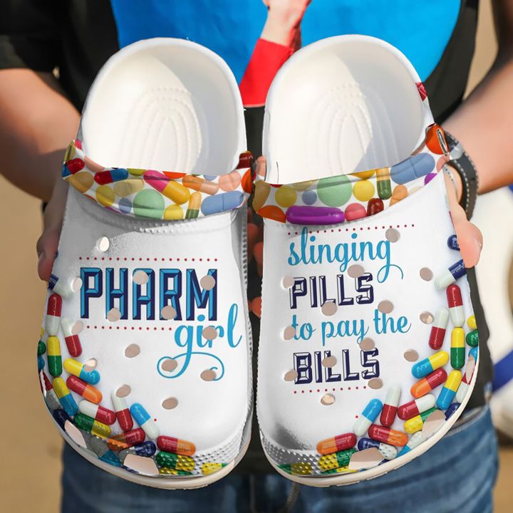 Pharmacy Pharm Girls Crocs Clog Shoes