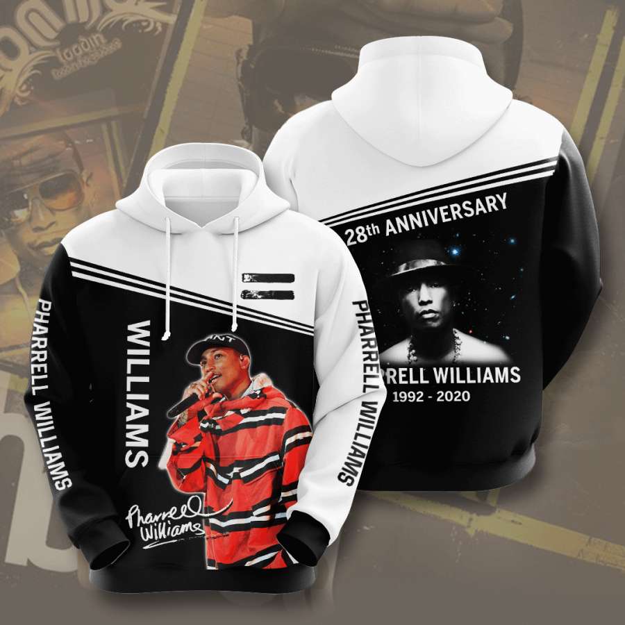 Pharrell Williams Custom Hoodie 3D
