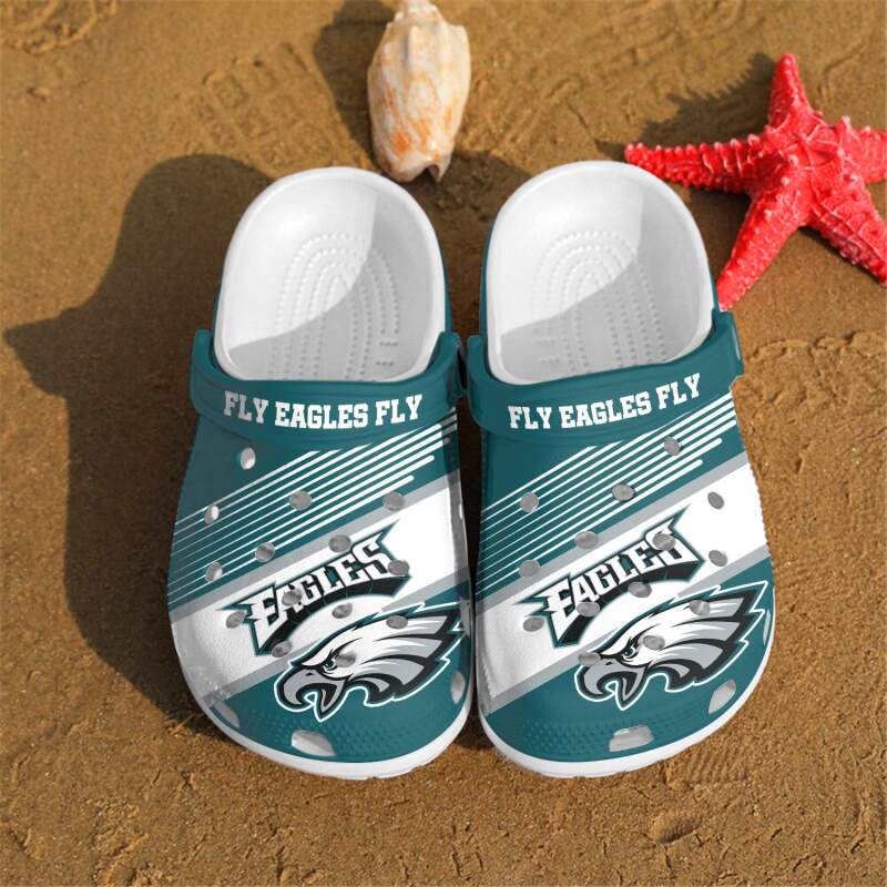 Philadelphia Eagles Fly Eagles Fly Custom For Nfl Fans Crocs Clog Shoes 2 Philadelphia Eagles Fly Eagles Fly Custom For Nfl Fans Crocs Clog Shoes