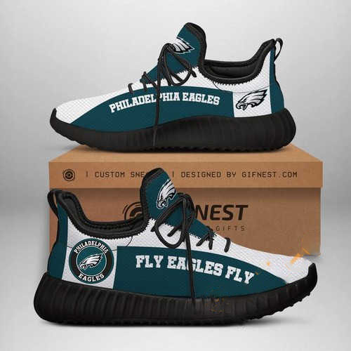 Philadelphia Eagles Football Customize Yeezy Boost 1 Philadelphia Eagles Football Customize Yeezy Boost