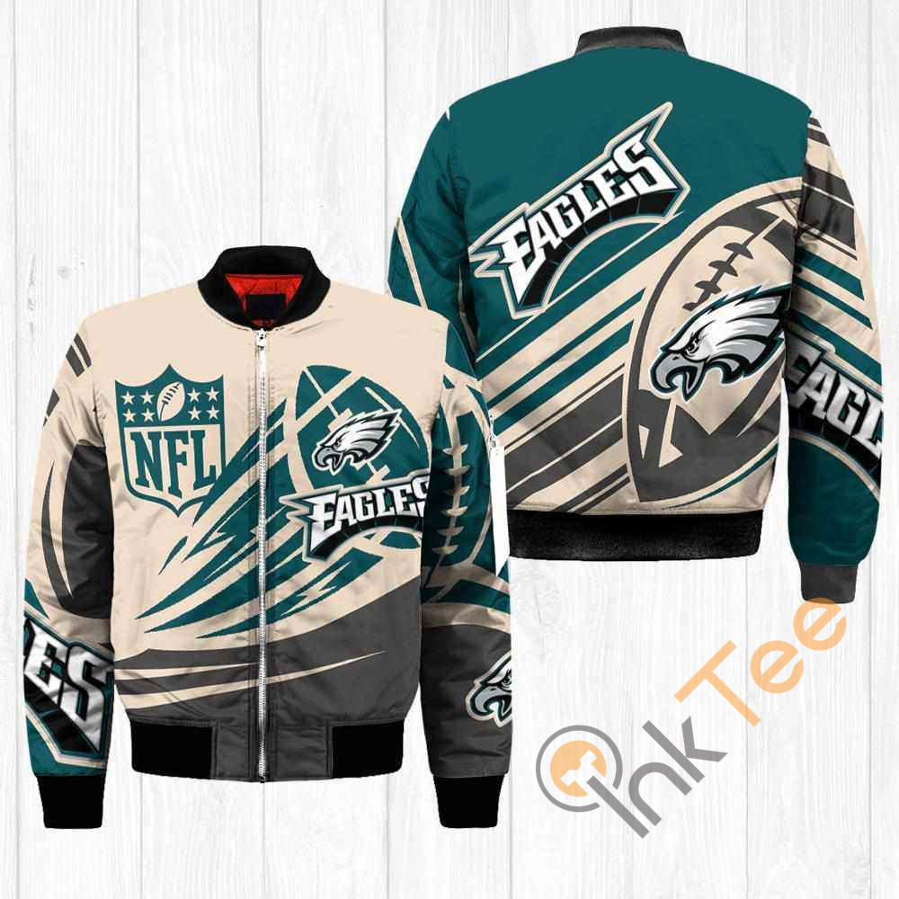 Philadelphia Eagles NFL Balls Apparel Best Christmas Gift For Fans Bomber Jacket 12 Philadelphia Eagles NFL Balls Apparel Best Christmas Gift For Fans Bomber Jacket