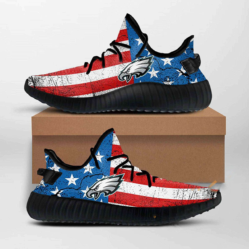 Philadelphia Eagles Nfl Custom Yeezy Boost