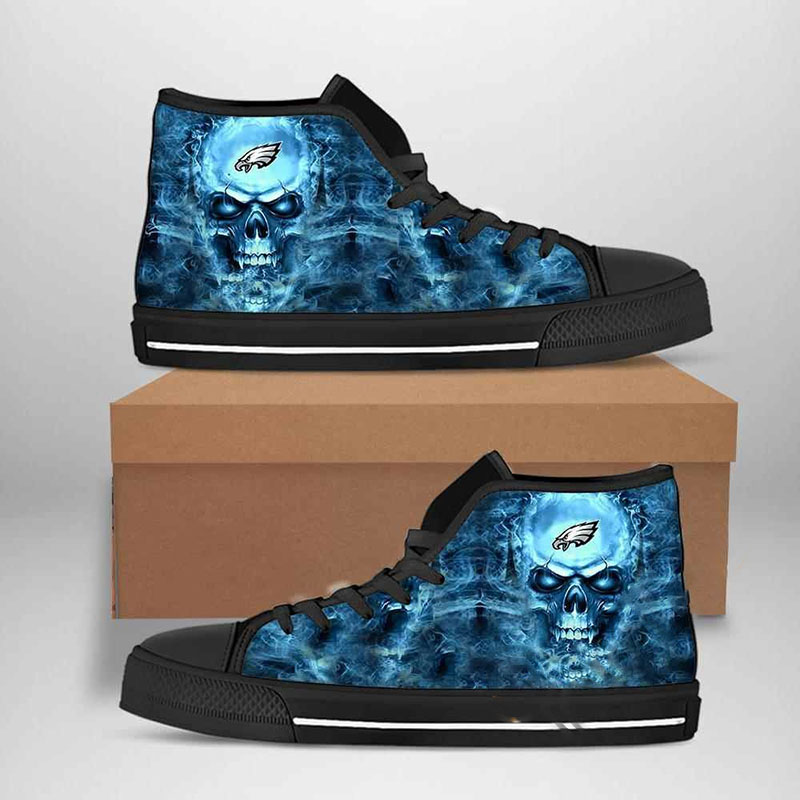 Philadelphia Eagles Nfl Football High Top Shoes