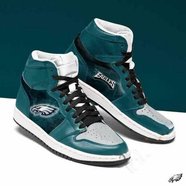 Philadelphia Eagles Nfl Football Custom Air Jordan Shoes