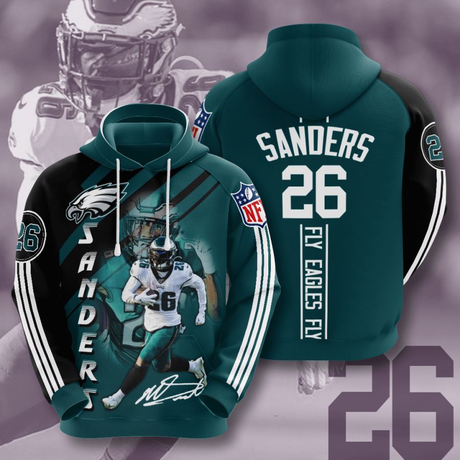 Philadelphia Eagles Custom Hoodie 3D 8 Philadelphia Eagles Custom Hoodie 3D