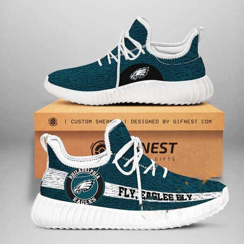 Philadelphia Eagles Team Customize Yeezy Boost