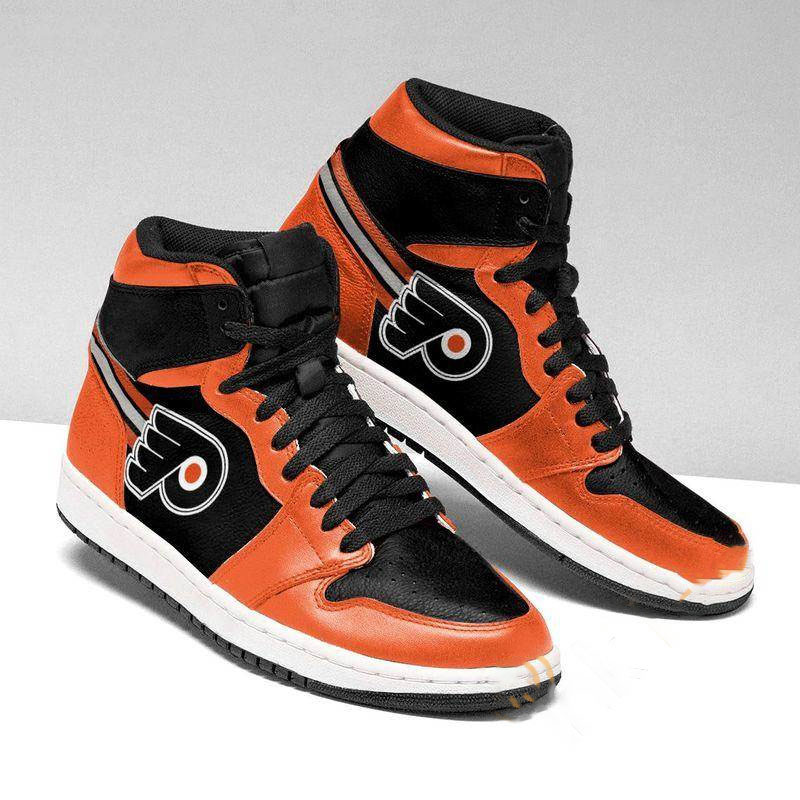 Philadelphia Flyers Custom Sneaker Air Jordan Shoes 4 Philadelphia Flyers Custom Sneaker Air Jordan Shoes