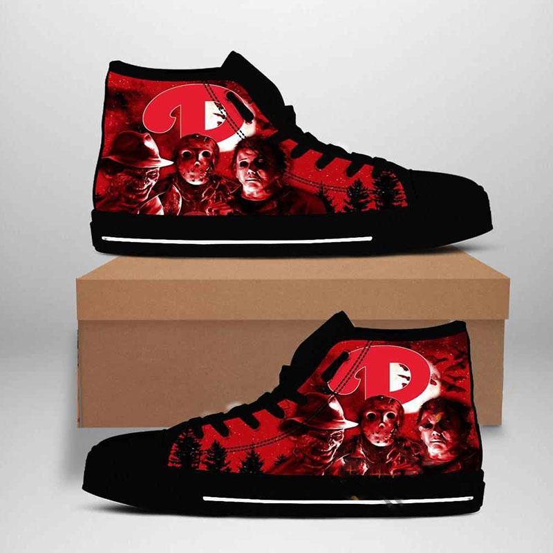 Philadelphia Phillies Mlb Baseball High Top Shoes