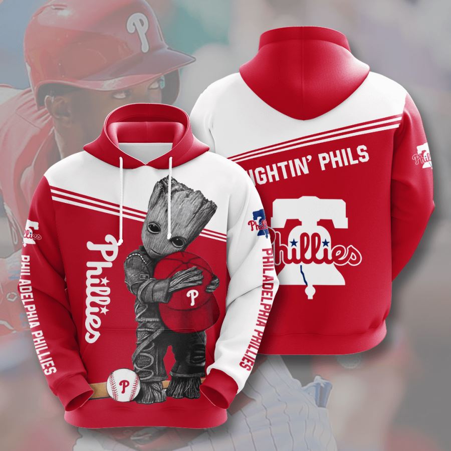Philadelphia Phillies Custom Hoodie 3D 3 Philadelphia Phillies Custom Hoodie 3D