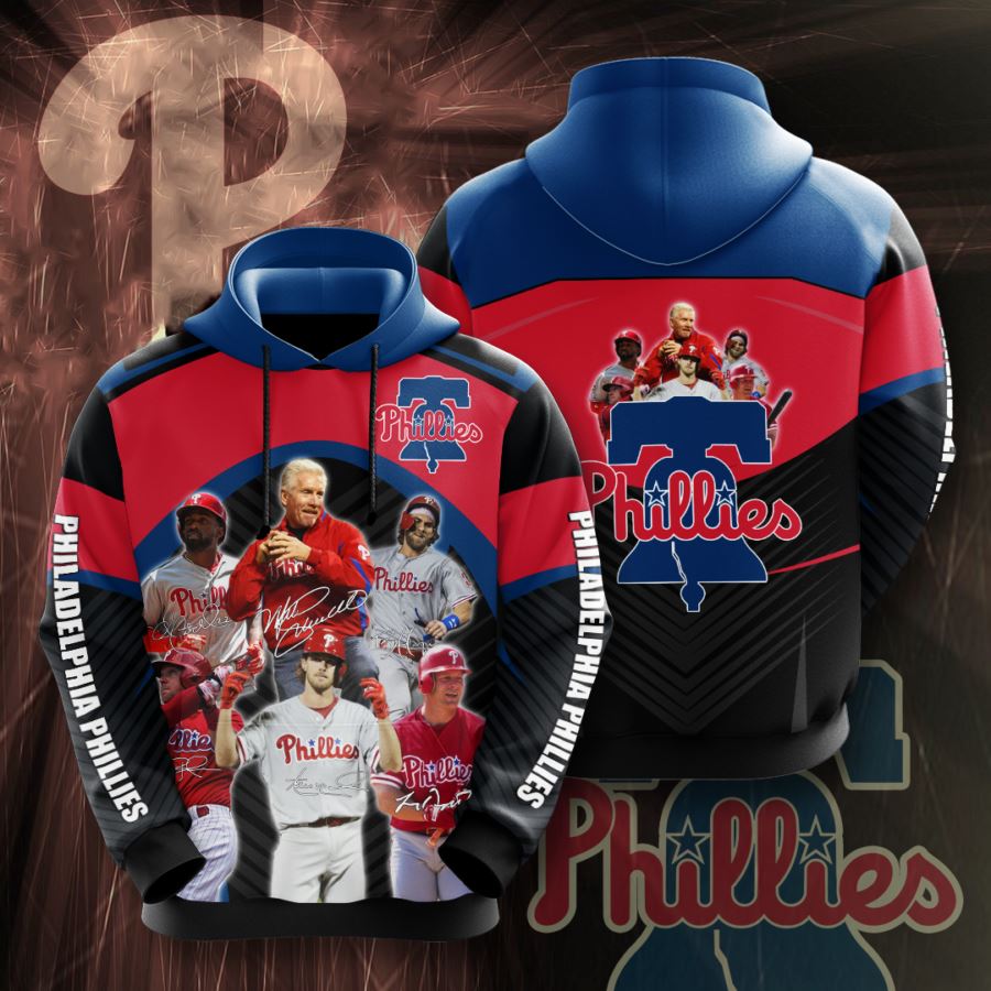 Philadelphia Phillies Custom Hoodie 3D 3 Philadelphia Phillies Custom Hoodie 3D