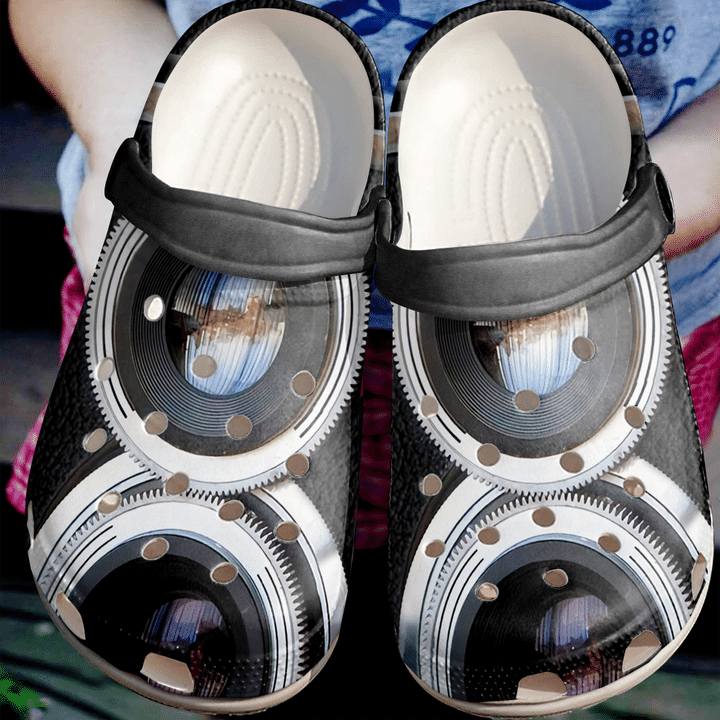 Photograph Photo Camera Crocs Clog Shoes