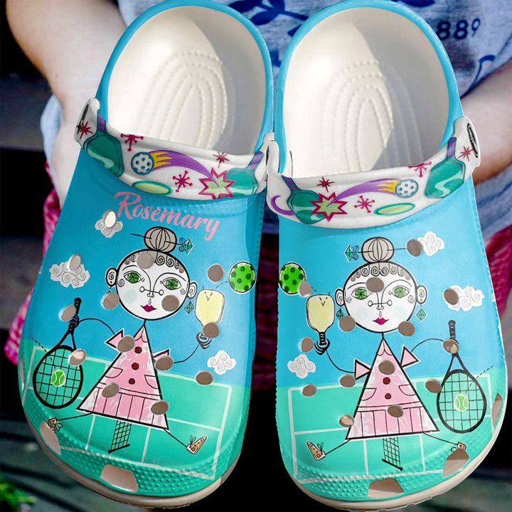 Pickle Ball Personalized And Tennis Lady Crocs Clog Shoes 6 Pickle Ball Personalized And Tennis Lady Crocs Clog Shoes