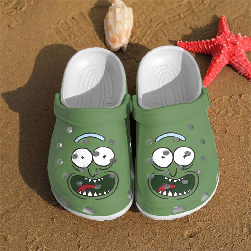 Pickle Rick Crocs Clog Shoes 1 Pickle Rick Crocs Clog Shoes