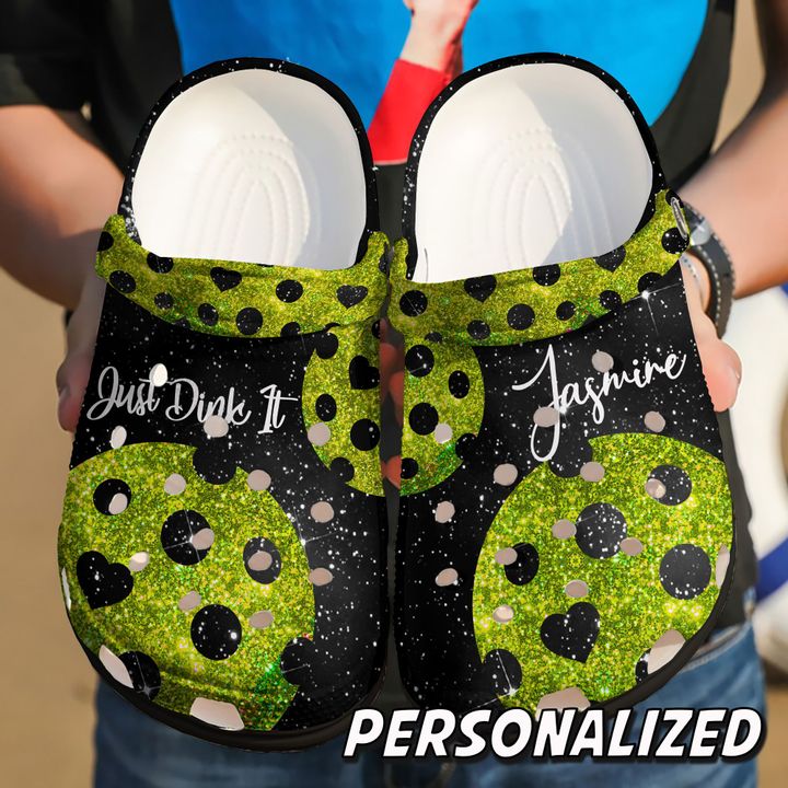 Pickleball Personalized Just Dink It Crocs Clog Shoes