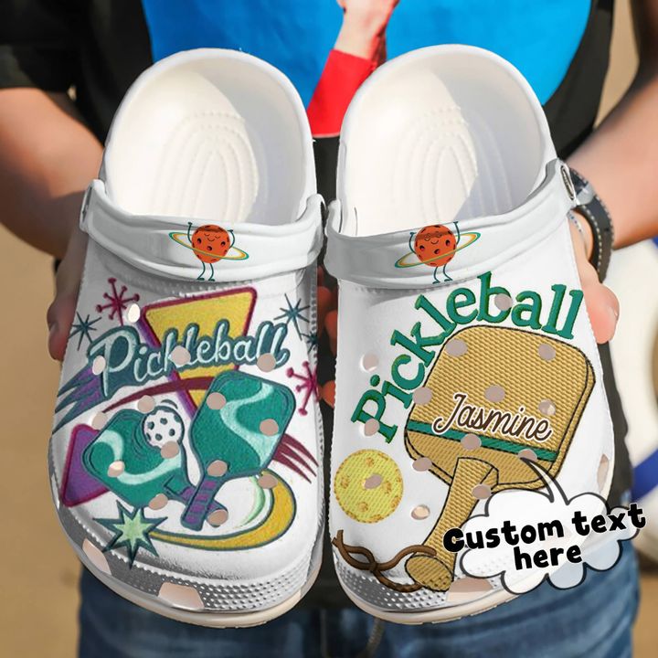 Pickleball Personalized Passion Crocs Clog Shoes