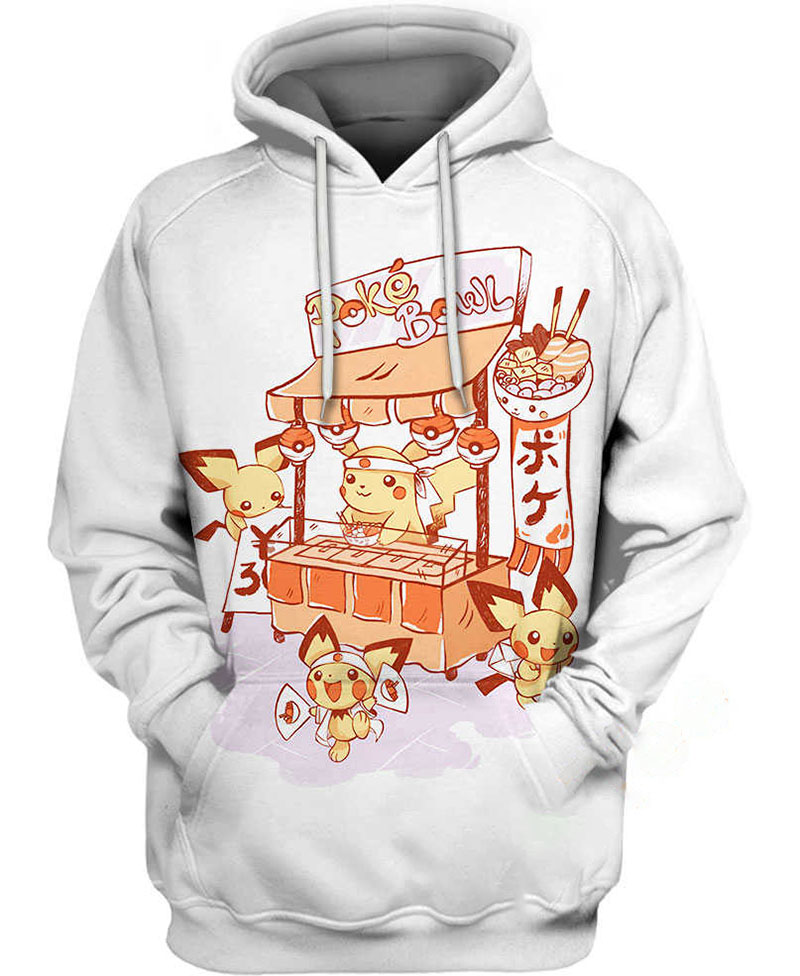 Pikachu Bowl Hoodie 3D 14 Pikachu Bowl Hoodie 3D