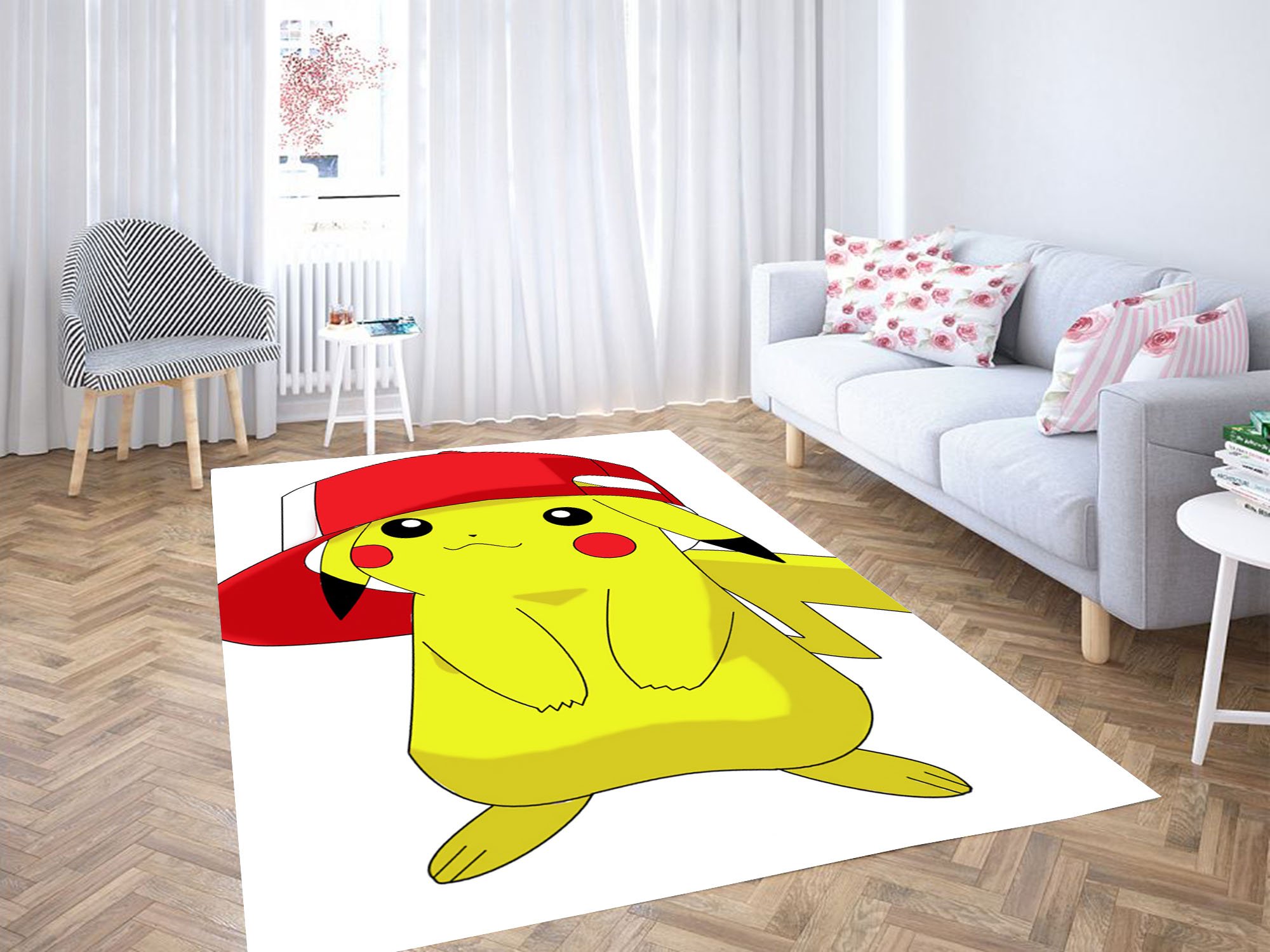 Pikachu Cute Carpet Rug 3 Pikachu Cute Carpet Rug