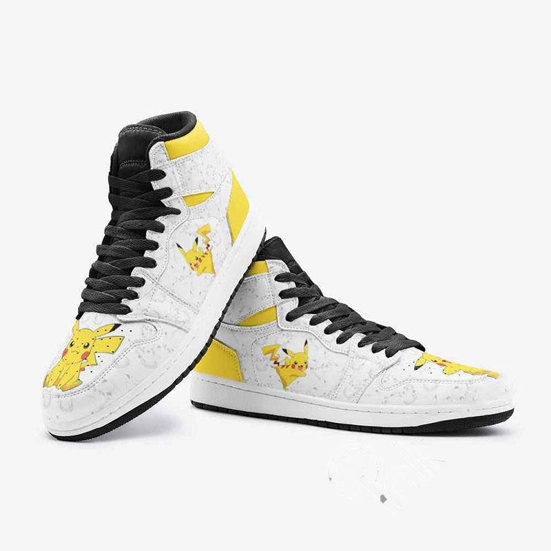 Pikachu V2 Pok’mon Custom Air Jordan Shoes