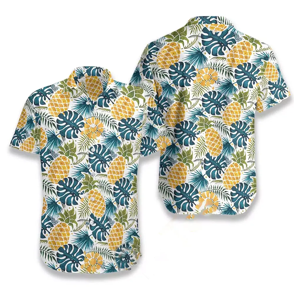 Pineapple Pattern Hawaiian shirts
