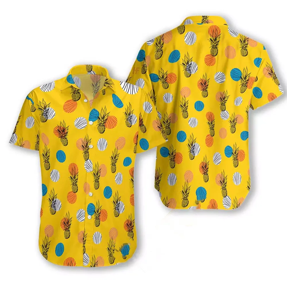 Pineapple Pattern Hawaiian shirts