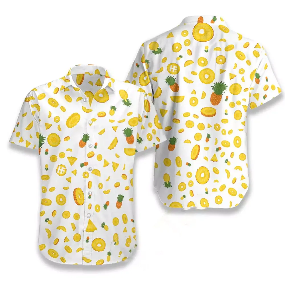 Pineapple Pattern Hawaiian shirts