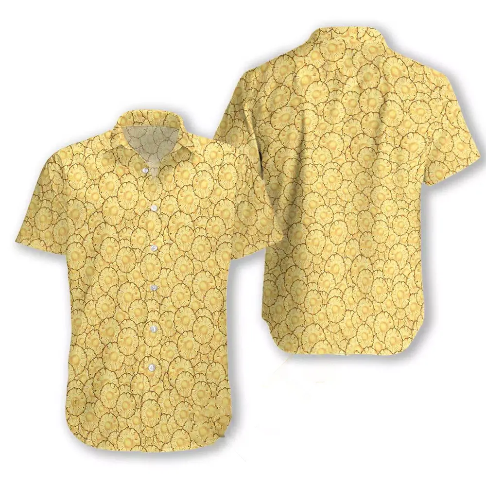 Pineapple Seamless Pattern Hawaiian shirts