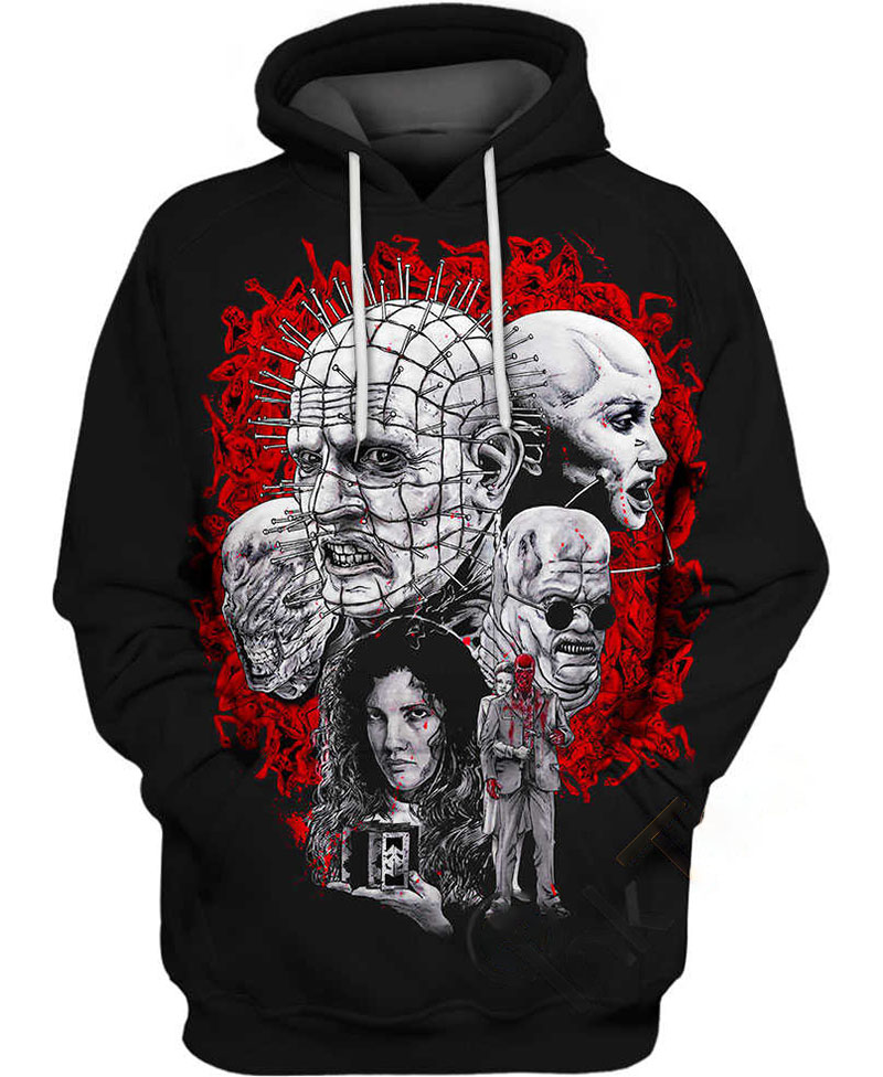 Pinhead And Kirsty Hoodie 3D