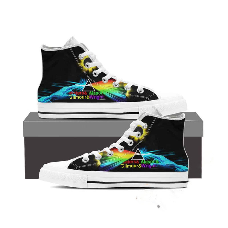 3D Pink Floyd High Top Shoes