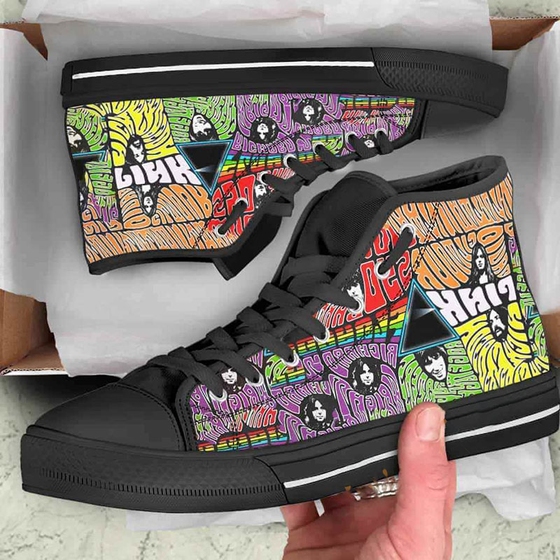Pink Floyd High Top Shoes