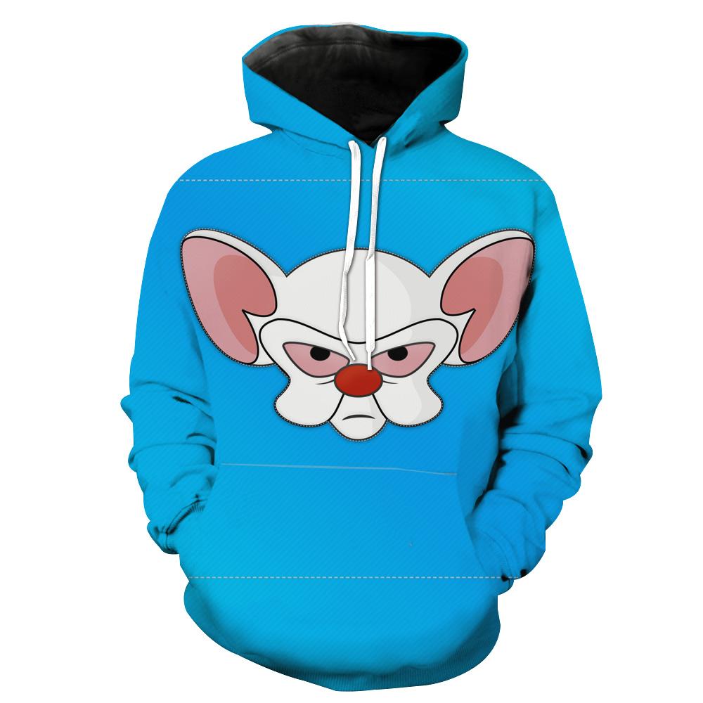 Pinky And The Brain Brain Hoodie 3D