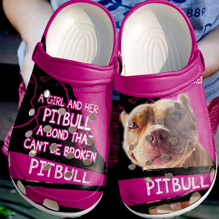 Pitbull A Girl And Her Crocs Clog Shoes