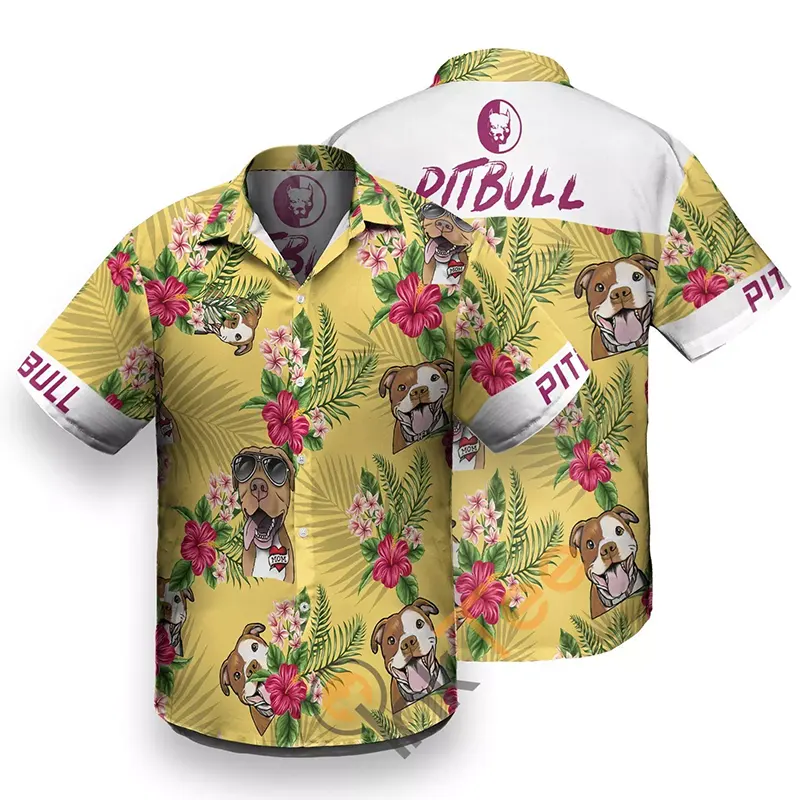 Pitbull Hawaiian shirts 12 Pitbull Hawaiian shirts