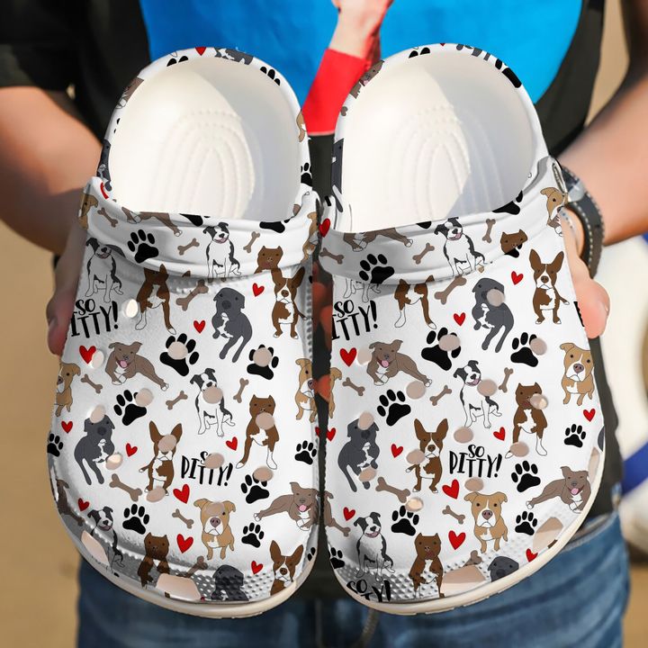 Pitbull Pattern Crocs Clog Shoes 5 Pitbull Pattern Crocs Clog Shoes