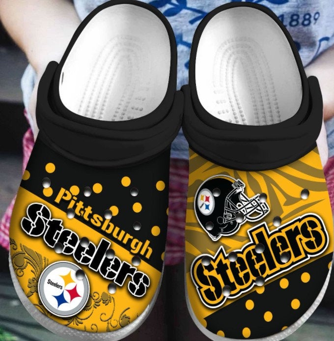 Pittsburgh Steelers Crocband Nfl Crocs Clog Shoes 11 Pittsburgh Steelers Crocband Nfl Crocs Clog Shoes
