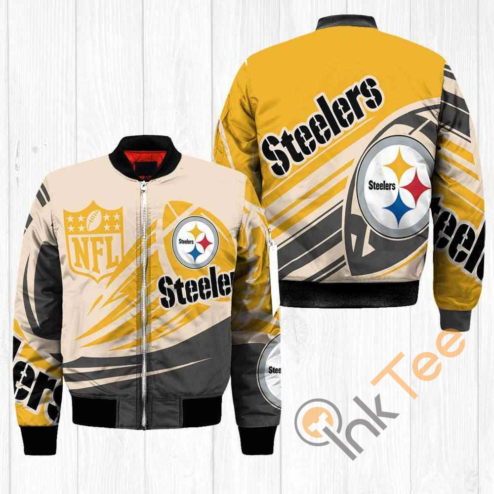 Pittsburgh Steelers NFL Balls Apparel Best Christmas Gift For Fans Bomber Jacket