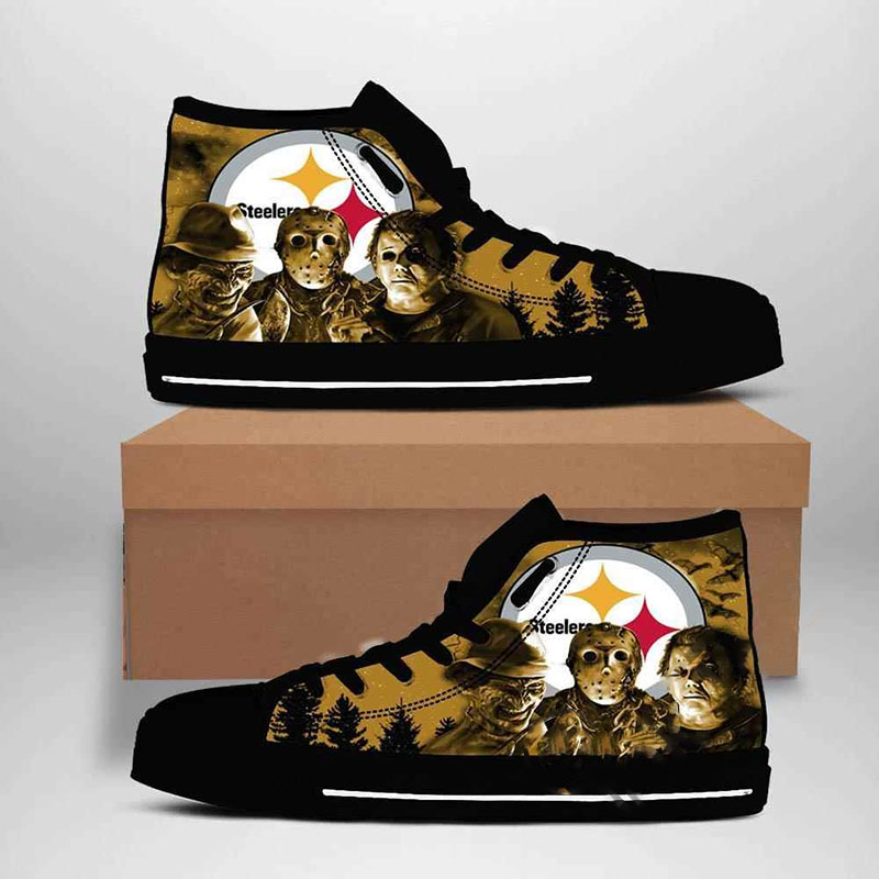 Pittsburgh Steelers Nfl Football High Top Shoes