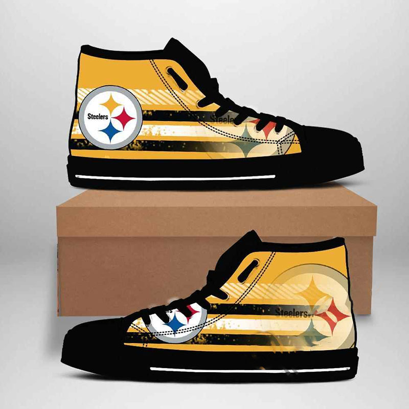 Pittsburgh Steelers Nfl Football High Top Shoes