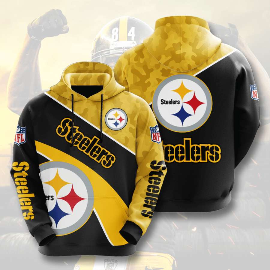 Pittsburgh Steelers Custom Hoodie 3D 5 Pittsburgh Steelers Custom Hoodie 3D