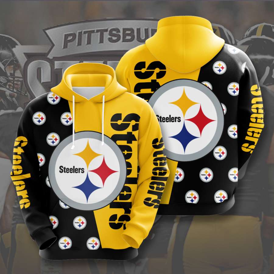 Pittsburgh Steelers Custom Hoodie 3D 2 Pittsburgh Steelers Custom Hoodie 3D