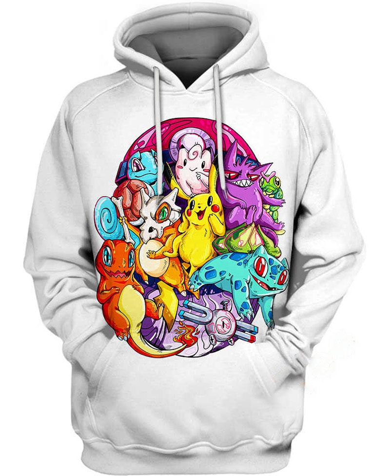 Pocket Monsters Universe Hoodie 3D