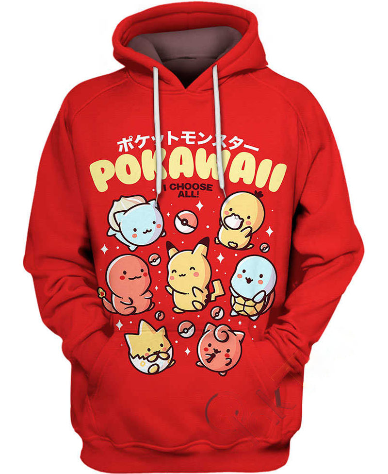 Pokawaii Hoodie 3D