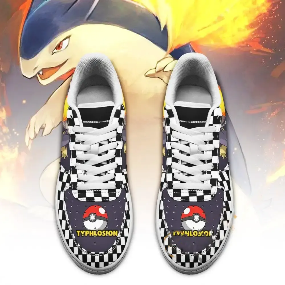 Pokémon Checkerboard Custom Pokémon Nike Air Force Shoes