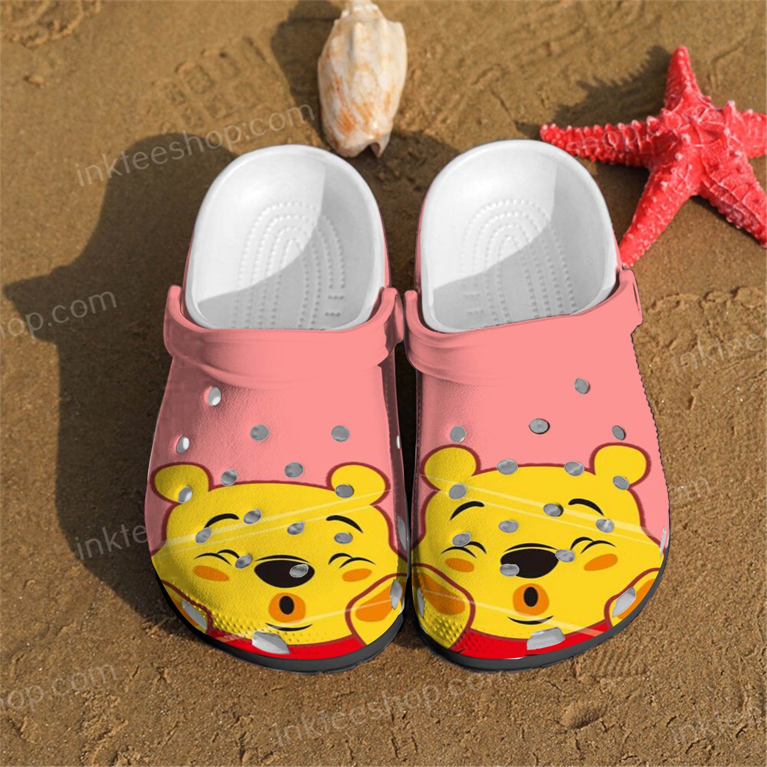The Pooh Bear Crocs Clog Shoes