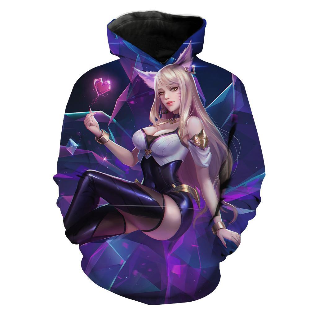 Popstar Ahri League Of Legends Hoodie 3D 1 Popstar Ahri League Of Legends Hoodie 3D