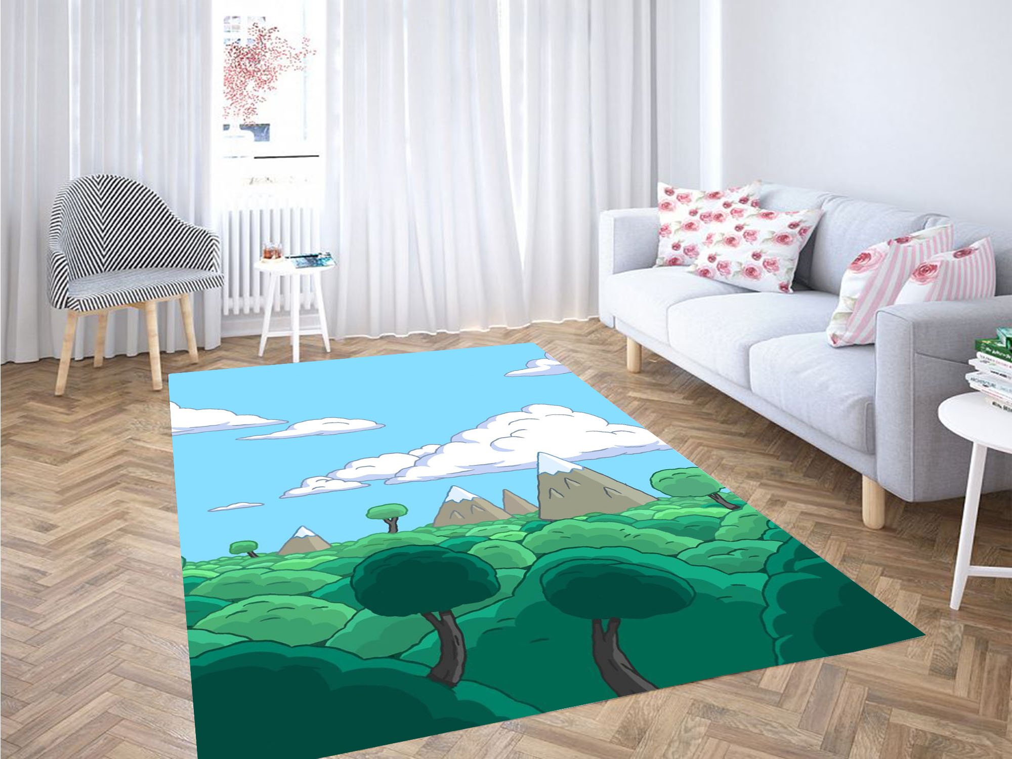 Adventure Time Carpet Rug