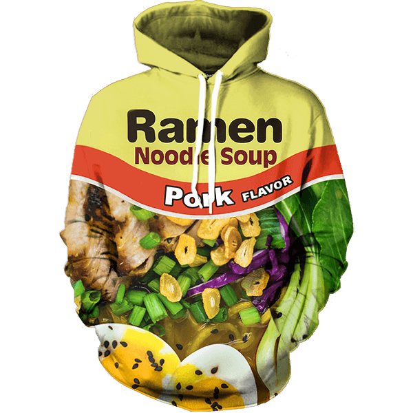 Pork Ramen Funny Foods Hoodie 3D