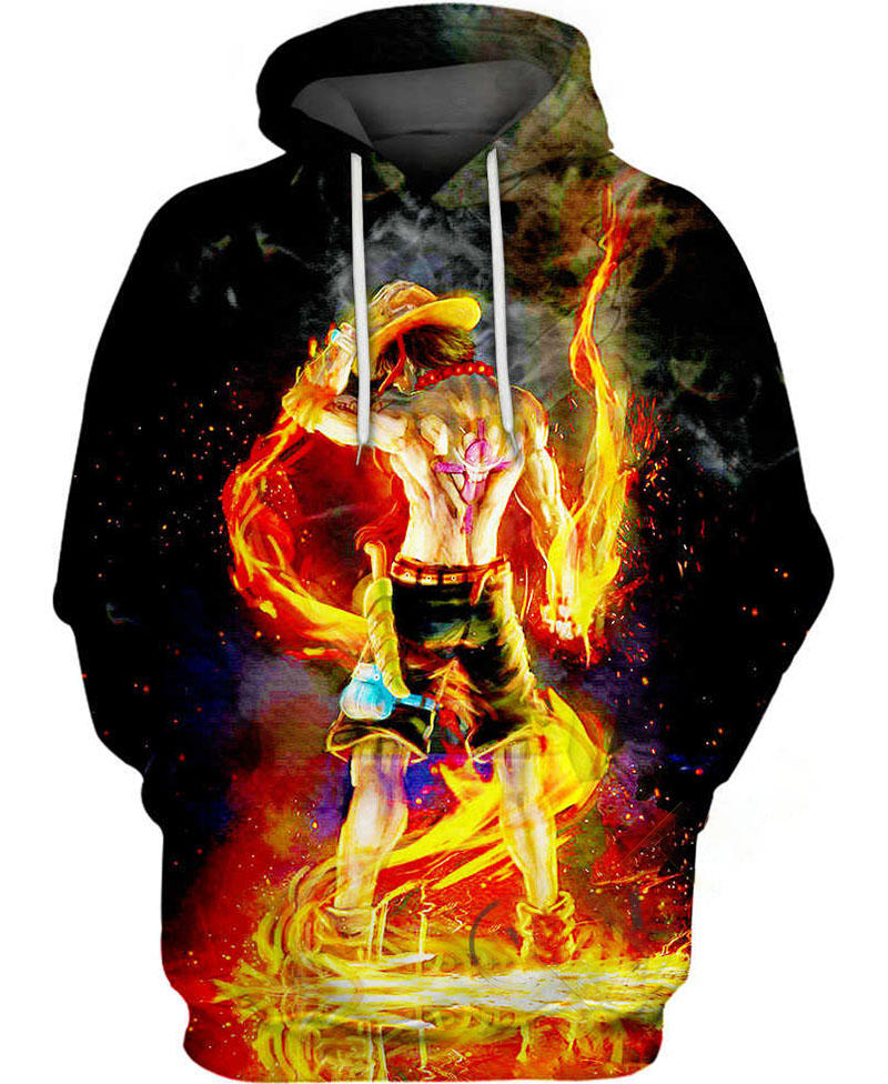 Portgas D. Ace Hoodie 3D
