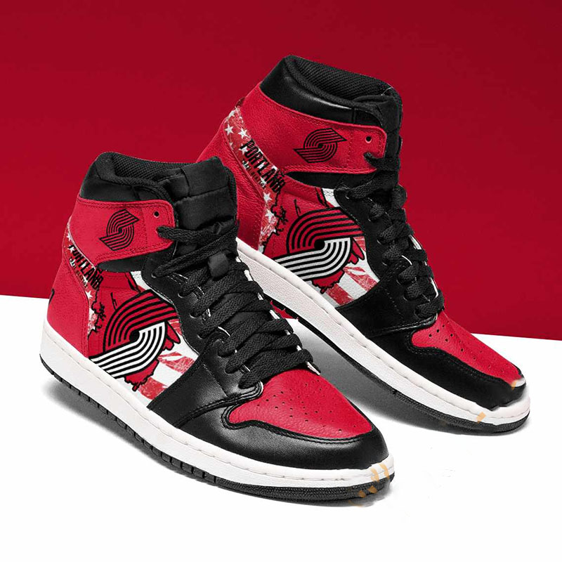 Portland Trail Blazers Custom Air Jordan Shoes