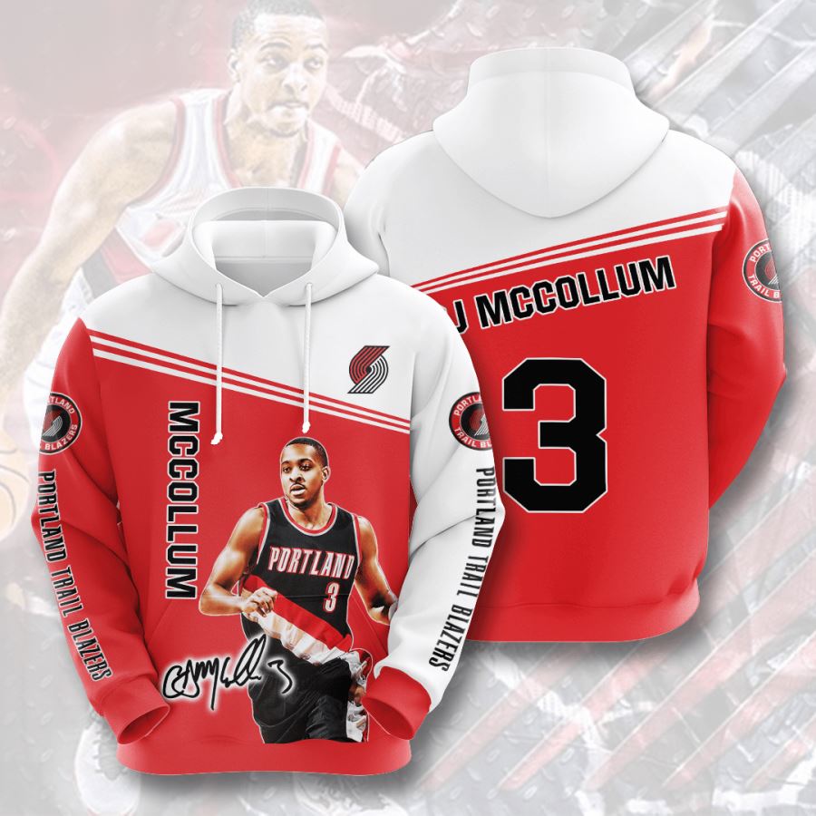 Portland Trail Blazers Custom Hoodie 3D